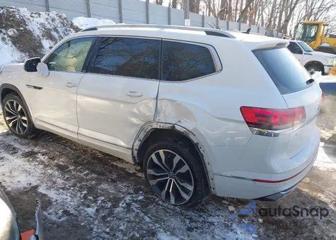 2022 Volkswagen Atlas 3.6L V6 Sel Premium R-Line from USA, damaged, VIN 1V2FR2CA9NC562208